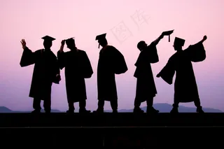 矢量剪影,影子舞,天空,文字图片,摇滚乐团,毕业生