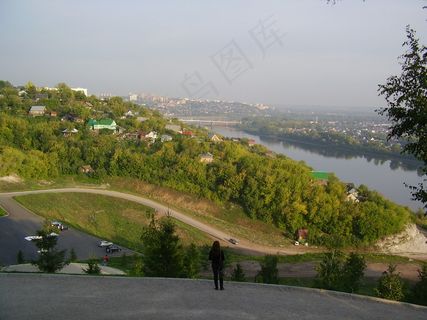 天空,街道,树,风景,生态景观,乌法