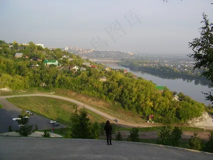天空,街道,树,风景,生态景观,乌法