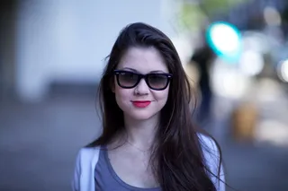 眼镜,美女,头发,人物特写,时装T台,四处流浪