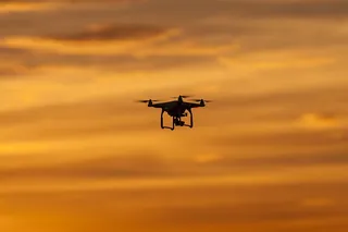 飞机,天空,霞光,湖泊,直升机,日落无人机