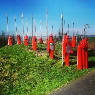 今天出去骑自行车...不得不为超越这个军团而奋斗...