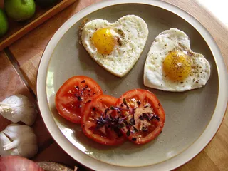 菜肴,碗,盘子,韩国寿司,盆,对我的新心形模具如此痴迷