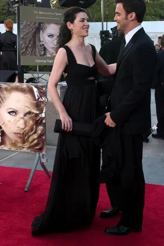 颁奖典礼,礼服,地毯,抹胸,燕尾服,朱莉安娜·玛格丽丝（Julianna Margulies）和丈夫