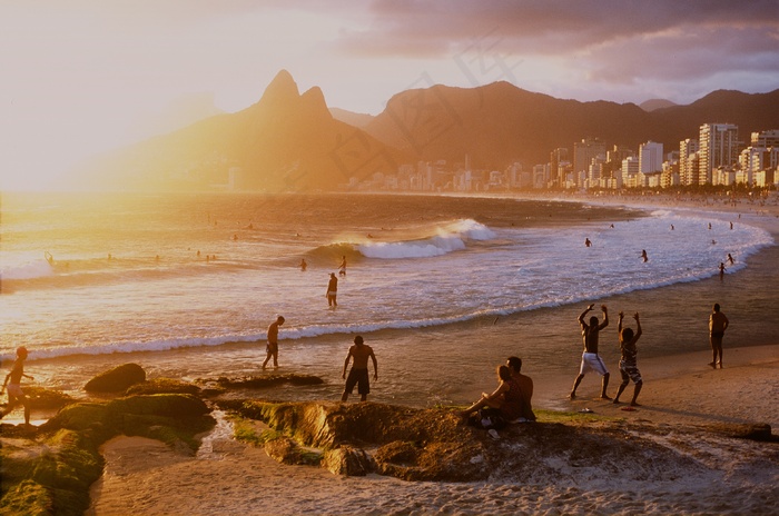 天空,海洋,沙漠,霞光,湖泊,伊帕内玛（Garotos de Ipanema）