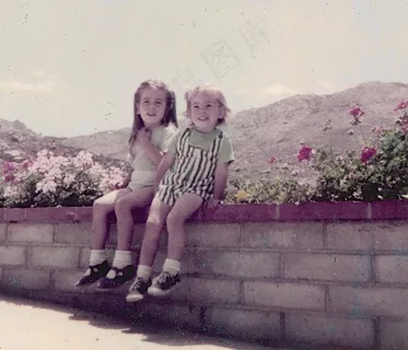 Patrice and Aleda in Riverside-1954年夏季 Patrice and Aleda in Riverside-1954年夏季