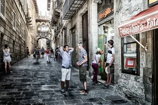 巷道,城市街道,步行街,街道,民居,巴塞罗那＃82