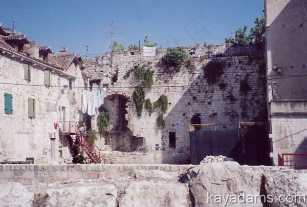 建筑,历史遗迹,工艺品,中式传统建筑,泥砖,戴克里先宫的公寓