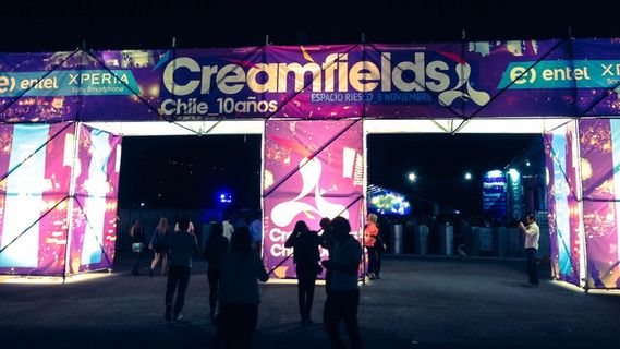 沿街店面,灯光舞台,吧,游乐场,舞台灯,Creamfields智利| Noviembre 2013