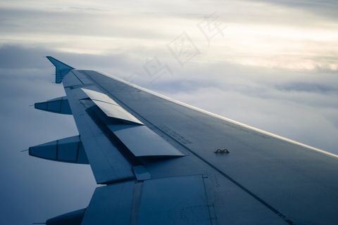 飞机,天空,轿车,战斗机,云层,必不可少的飞机机翼。 YYZ> YVR