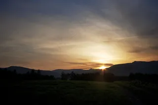 一天的最后一缕