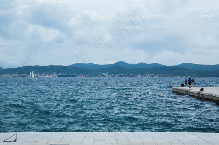 天空,湖泊,风景,工艺品,惊涛骇浪