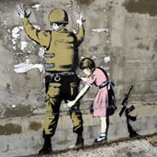 卡通动漫人物,街头涂鸦,图画,摩托车,工笔画,班克斯：耶路撒冷