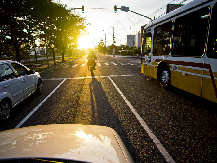 公路,轿车,街道,城市街道,汽车前挡风玻璃,阿雷格里港