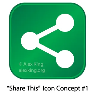 “共享此”图标概念1