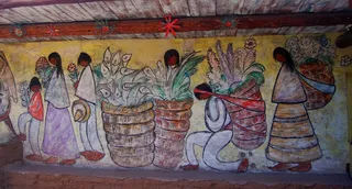 绘画,装饰壁画,自然/人文景观,对联,Ted de Grazia在阳光下的画廊-亚利桑那州图森