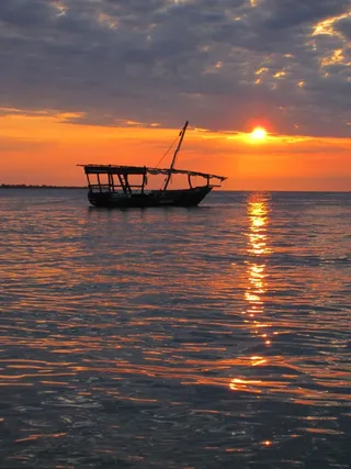 天空,湖泊,海洋,霞光,飞机,斯通敦的日落