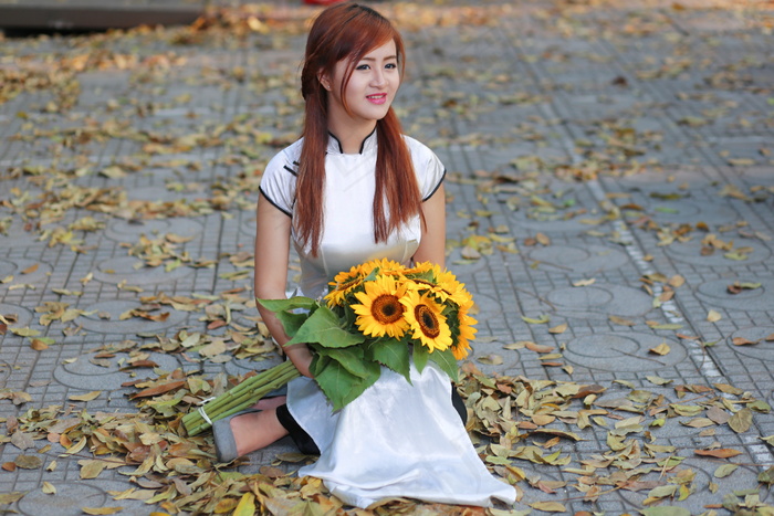 美女,婚纱写真,婚纱,女孩,花海,IMG_8643
