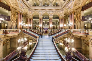 巴黎歌剧院内的主要楼梯