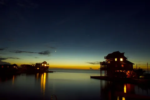 天空,都市夜景,城楼,飞机,灯,北卡罗莱纳州的日落