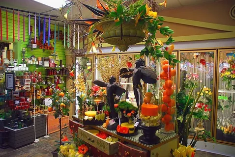 盆栽植物,街道,菜市场,商店商场,农业博览会,JER_2382