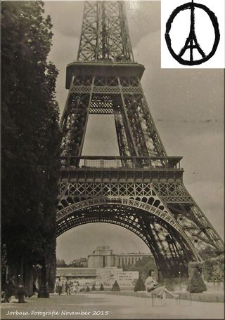 建筑,钢笔画,图画,卡通动漫人物,工艺品,巴黎trägtTrauer！ -巴黎哀悼！