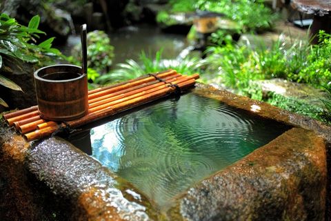 温泉,江河,自然公园,湖泊,瀑布,涟漪