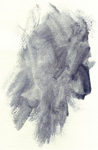 素描,绘画,图画,工笔画,头发,BB_Grungy_Watercolor_4