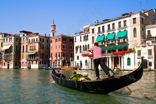 海洋,船,建筑,轿车,船夫,在京杭大运河上