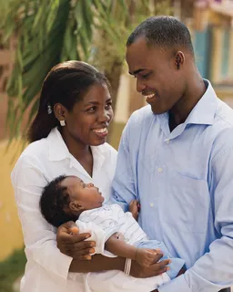 人物特写,合照,老年人,合影,非洲黑人,摩门教徒黑人家庭捐赠