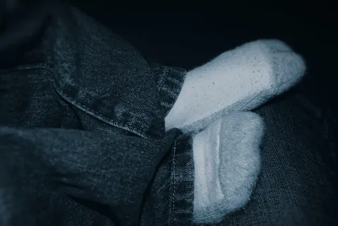 腿,牛仔裤,文胸,袜子,手,小脚