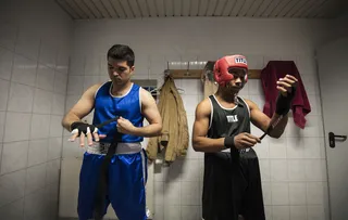 合照,雕像,男孩,美女,杜莎夫人蜡像馆,141206-F-QP401-812