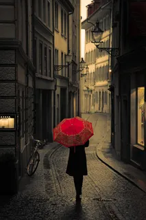 灯笼,巷道,雨天,门,街道,红雨 灯笼,巷道,雨天,门,街道,红雨