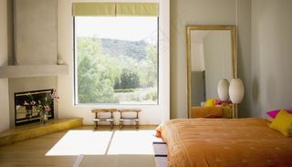 床,酒店房间,窗,室内,房间内景,内饰