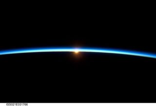 地球上的日落（NASA，国际空间站科学，09年11月23日）