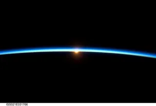 地球上的日落（NASA，国际空间站科学，09年11月23日）