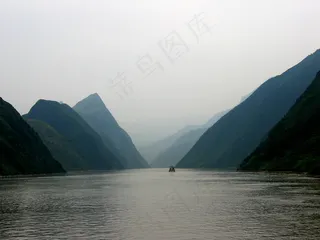 江河,峡谷,湖泊,山峦,竹制凉席,浮动
