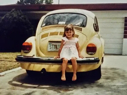 #TBT女儿克里斯蒂娜（大约1984年）