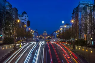 都市夜景,夜景摄影,城市夜景,街道,公路,布鲁塞尔