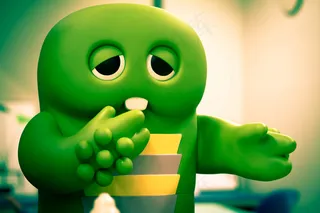 彩色动漫,青蛙玩具,豌豆射手,玩具,立体字,加沙平！