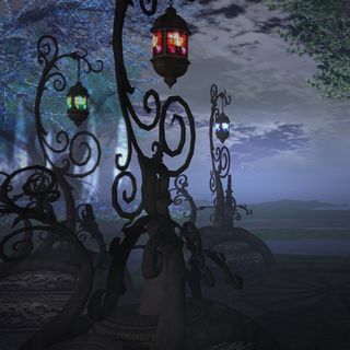 长凳,运动自行车,挂衣架,鸟笼,极限单车,凉亭黑暗的境界