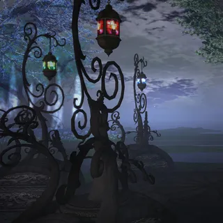 长凳,运动自行车,挂衣架,鸟笼,极限单车,凉亭黑暗的境界