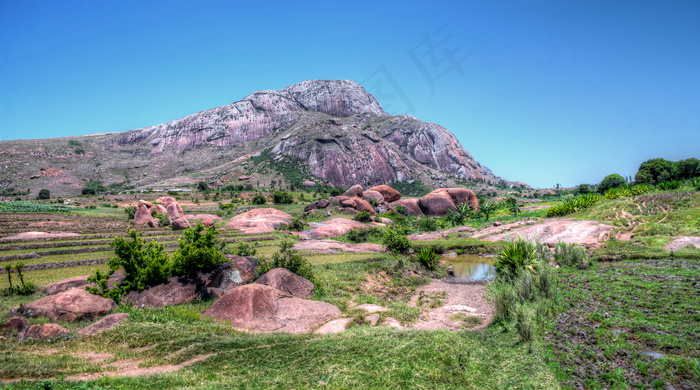 山峦,峡谷,树,自然/人文景观,历史遗迹,马达加斯加风景