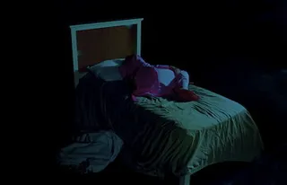 小窝,床,台灯,被子,床单,我最糟糕的梦/露西的气球电影拍摄