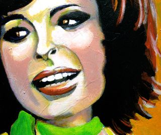 超级巨星测量：眼睛系列，斯科特·理查德，绘画