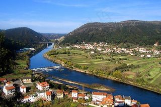 湖泊,海洋,江河,山峦,峡谷,佩纳科娃Rio Mondego