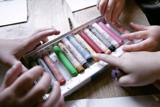 电脑办公,圆珠笔,手,麻将,手指,孩子们