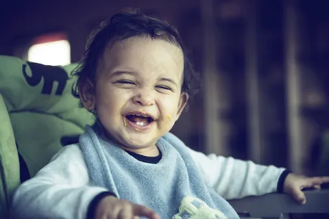 婴儿,小孩,人物特写,小女孩,钢笔画,笑