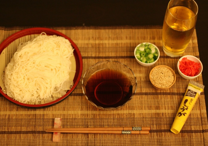 食物,手表,竹制凉席,碗,硬币,そうめん[13/365]