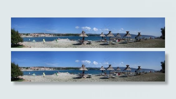 海洋,湖泊,天空,建筑,椰树,2007-09-01克尔克海滩全景图1